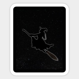 The Flying Witch Sticker